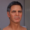 George Clooney bust